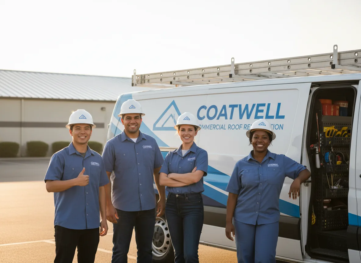 Commercial roof coating company in Como, NC